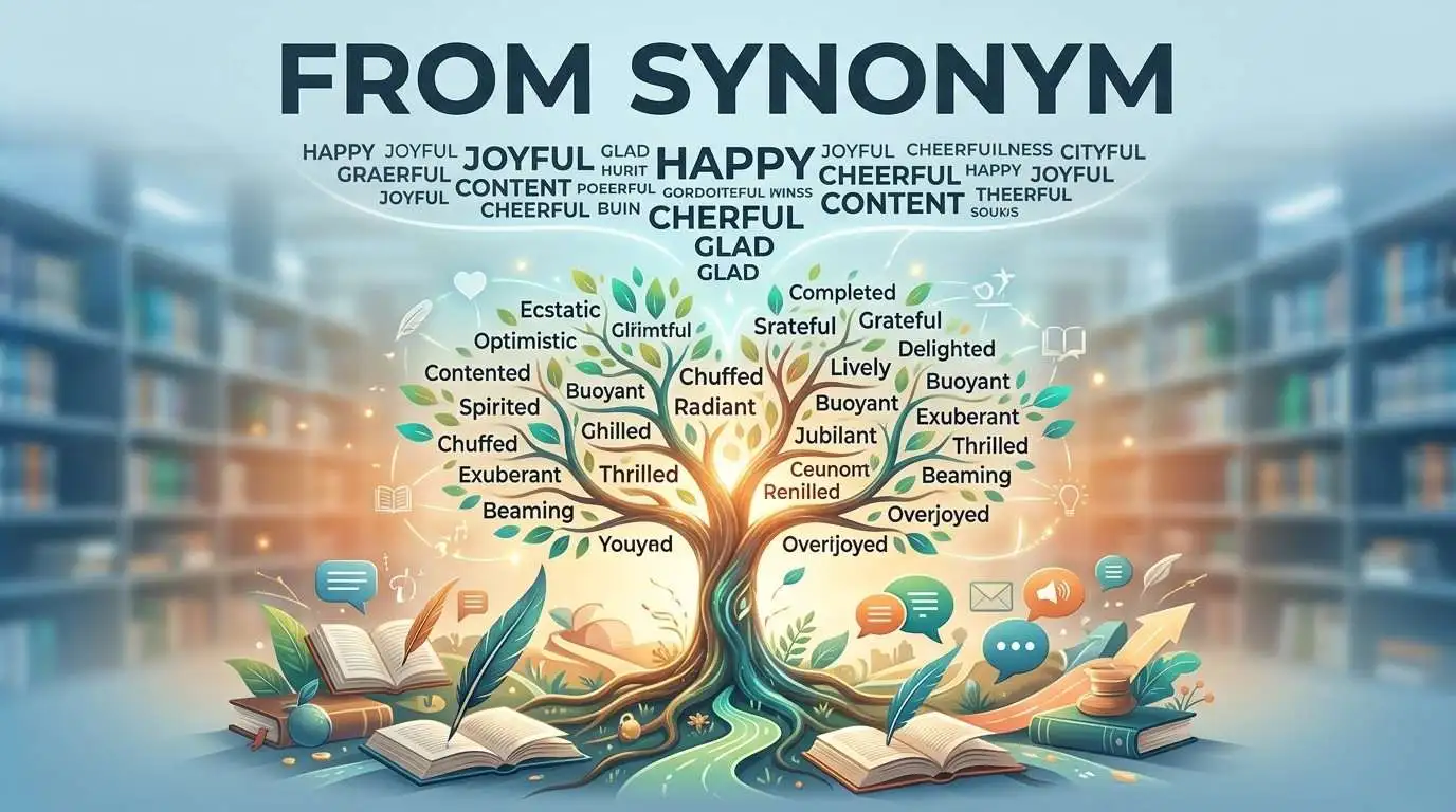 from synonym